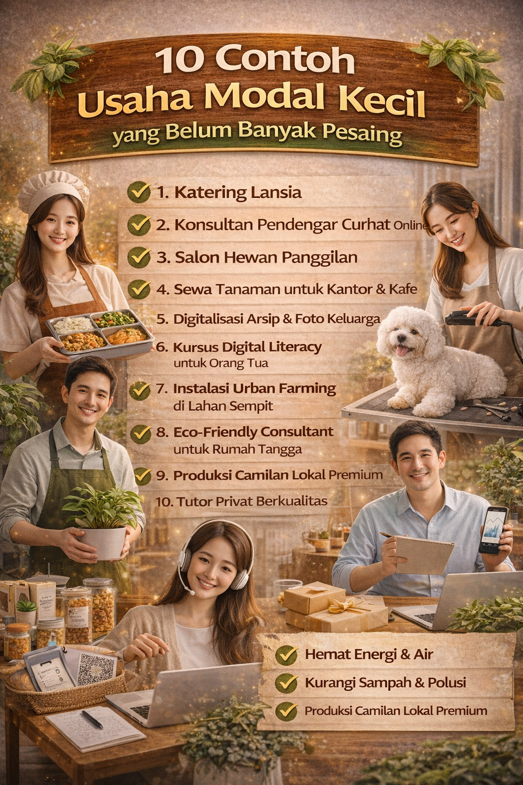 10 Contoh Usaha Modal Kecil yang Belum Banyak Pesaing