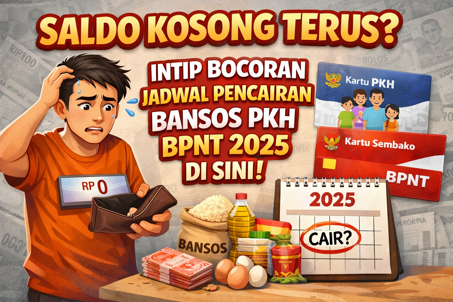 Dompet Mulai Menipis? Cek Strategi Jitu Pantau Jadwal Pencairan Bansos PKH BPNT 2025!